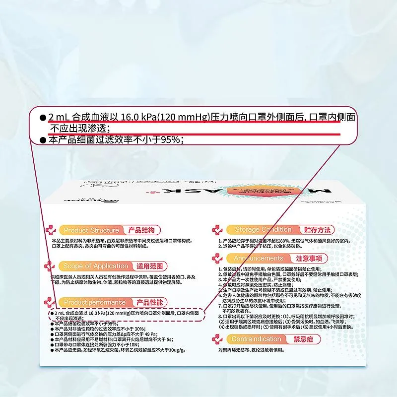 FDA/CE SGS ISO Standard Disposable Surgical Protective Medical Face Mask Polyproptlene Non-Woven 3ply