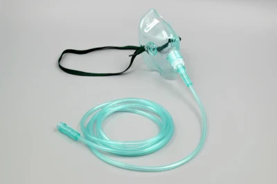 Mascarilla de oxígeno simple médica desechable para mascarilla de oxígeno pediátrica para niños adultos